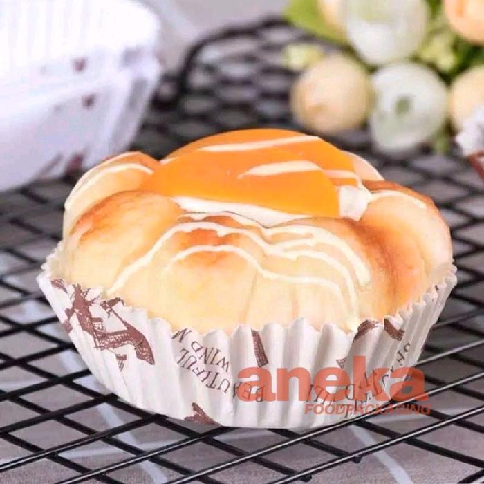 CUP ROTI LAMINASI 8CM BULAT, KOTAK & OVAL/LONJONG PAPER CUP CAKE CASES KERTAS TATAKAN KUE ANEKA