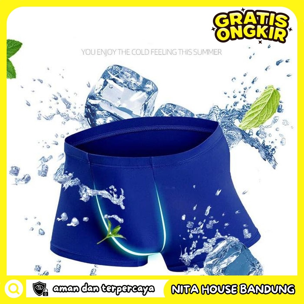 PAKAIAN DALAM PRIA BOXER ES SUTRA CELANA DALAM PRIVASI AMAN