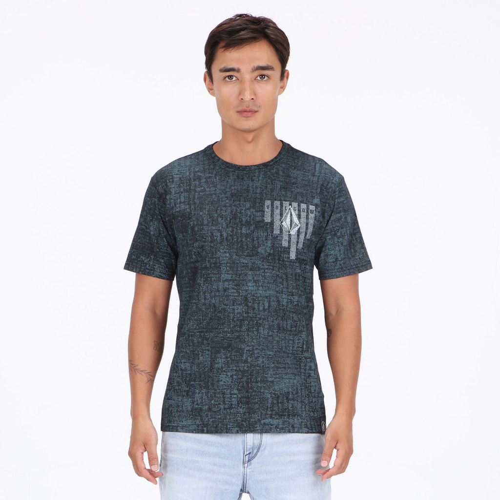 VOLCOM - MCT LETTERMESS SHORT SLEEVE TEE BLACK