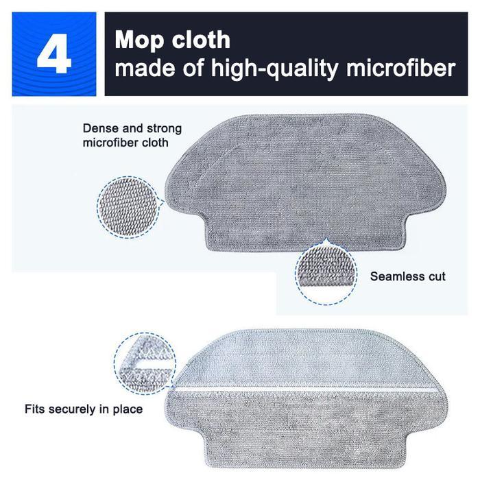 HEPA FILTER MOP CLOTH FOR XIAOMI MI ROBOT VACUUM MOP P STYJ02YM ROBOT VACUUM CLEANER ACCESSORIES