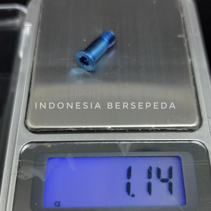 Titanium Bolt Pulley Jockey Wheel M5X14.2Mm - Baut Pulley Titanium