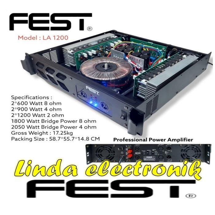 power amplifier fest la1200 FEST LA 1200 ORIGINAL