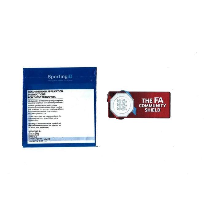 Patch Community Shield 2023. Original Patch for Jersey.