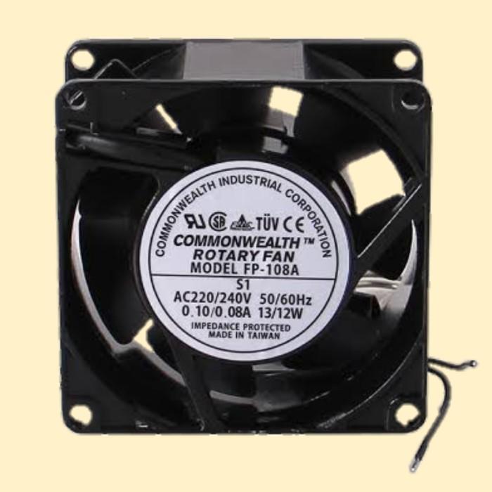 COMMENWEALTH FAN KIPAS 20CM X 20CM X 6CM INCUBATOR COOLING EXHAUST KIPAS BESAR BALL BEARING