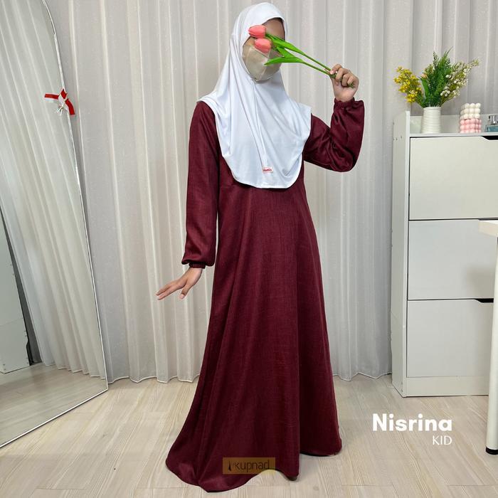 KUPNAD GAMIS ANAK POLOS - NISRINA KID