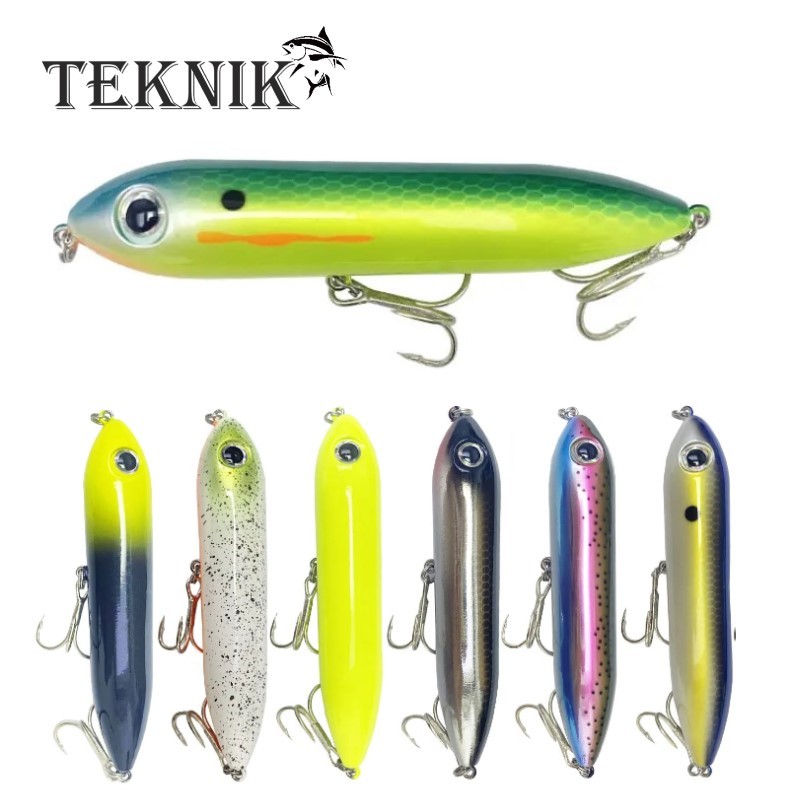 Heddon Super Spook Topwater Fishing Lure Pencil Wobblers Hard Bait 100mm 11g Artificial Lure Walking