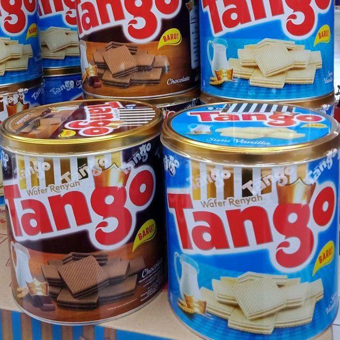Tango Wafer Kaleng Coklat & Vanila - KARTON ISI 6 PCS