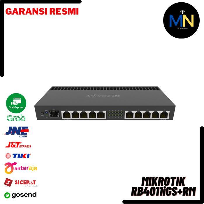 Mikrotik Router indoor RB4011iGS+RM / RB4011 / mikrotik rb4011