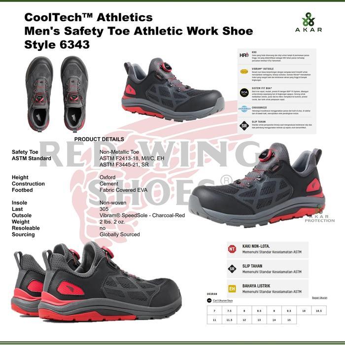 Sepatu Safety Pria - Redwing 6343 Original Terbaru 