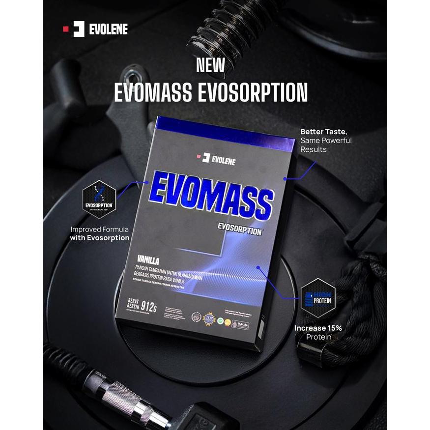 Promo Evolene Evomass 2 Lbs - Minuman Bernutrisi Gainer Muscle Gain Termurah
