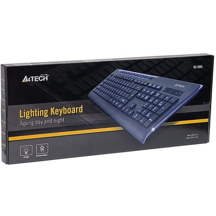 Terlaris Best Quality 100% Original A4Tech Keyboard Usb Kd-800L Lighting Triping Day And Night
