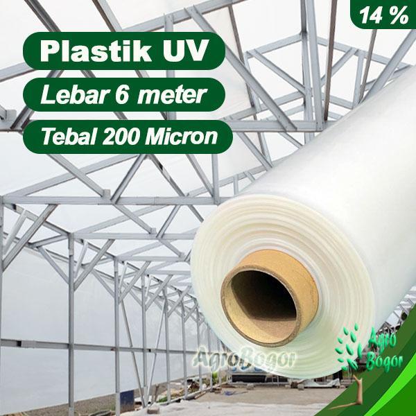 Plastik UV Lebar 6 meter Eceran Meteran, Plastik UV Greenhouse
