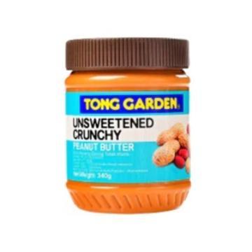 TONG GARDEN UNSWEETENED CRUNCHY PEANUT BUTTER 340 GR