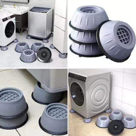 "New" Penyangga Mesin Cuci Anti Getar Vibration Pad Peredam Getaran Alas Tatakan Mesin Cuci