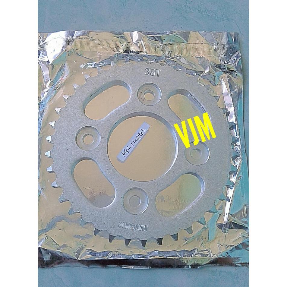 Gear Gir Belakang 38T - 428 Supra Fit New Karisma Supra X125 Blade Termurah Langka