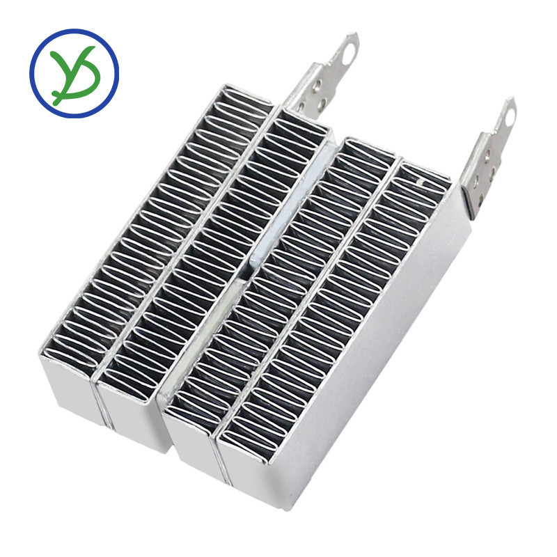 Pemanas udara keramik PTC 70W AC DC 12V elemen alat pemanas