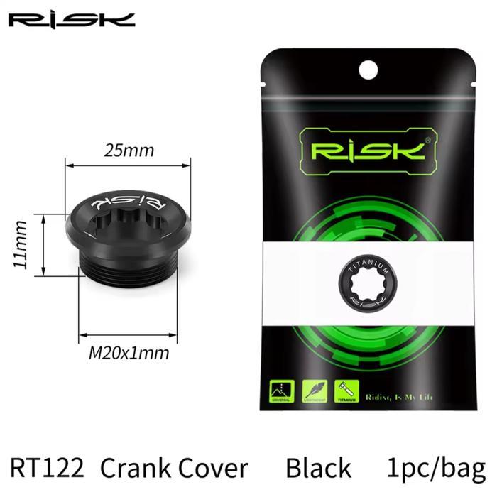 RISK TITANIUM BAUT M20 ARM CRANK SHIMANO DEORE SLX XT XTR ULTEGRA BAUT CRANK SEPEDA RT122