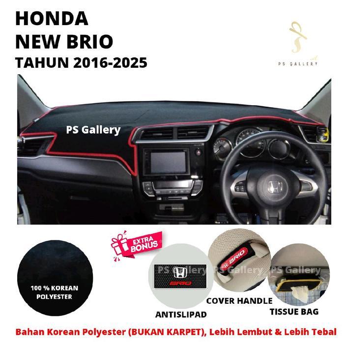 Alas Dashboard Mobil New Brio Tahun 2016-2025 Aksesoris Cover Dasbor Premium