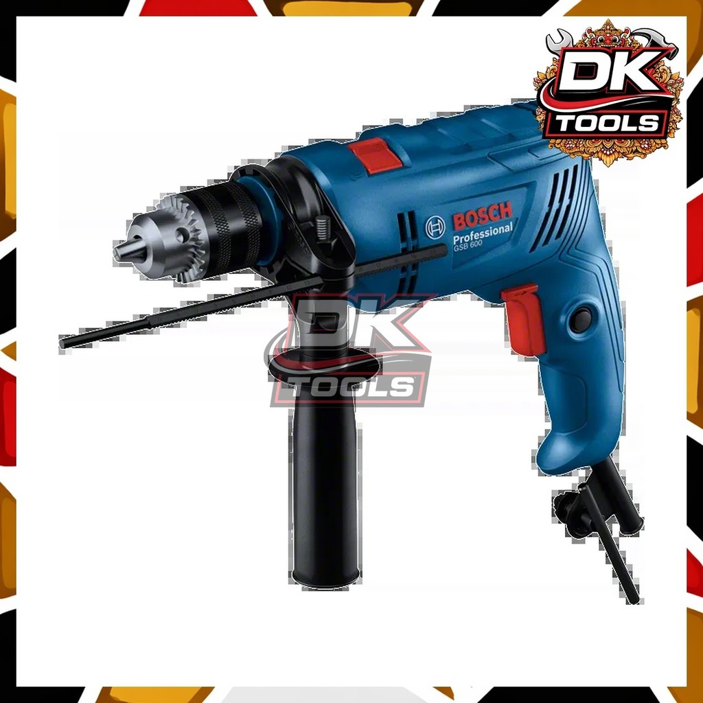 Bosch Mesin Bor Listrik Impact Drill 13mm GSB 600 Bosch -Bosch GSB 600 Mesin Bor Tembok 13 MM Impact