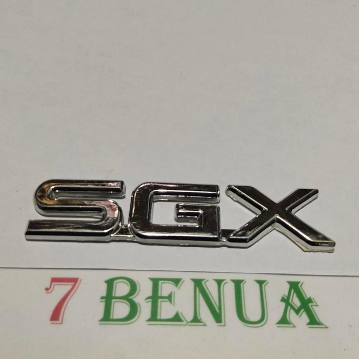 EMBLEM BELAKANG TOYOTA KIJANG KAPSUL SGX CHROME TAHUN 1997 UP