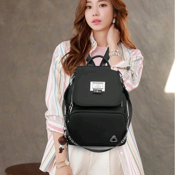TAS RANSEL WANITA DSQ ORI KUALITAS PARASUT PREMIUM