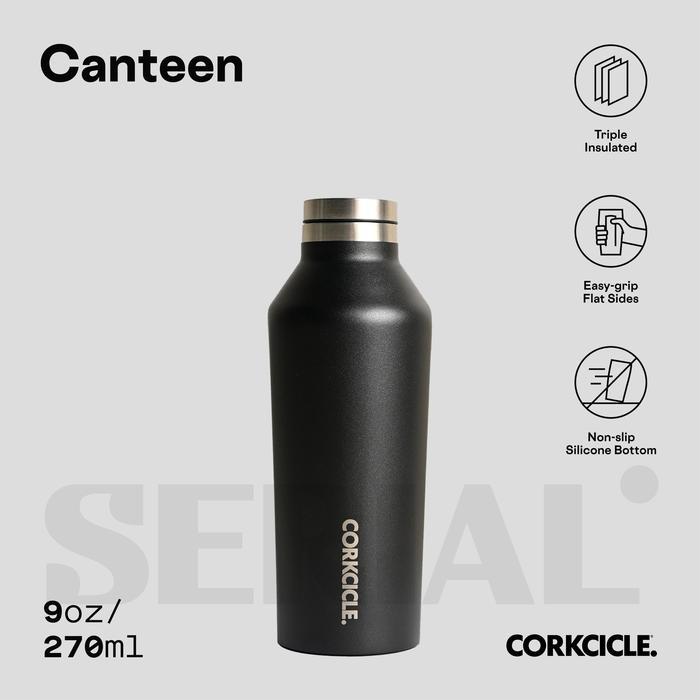 Corkcicle Canteen 9Oz - Matte Black