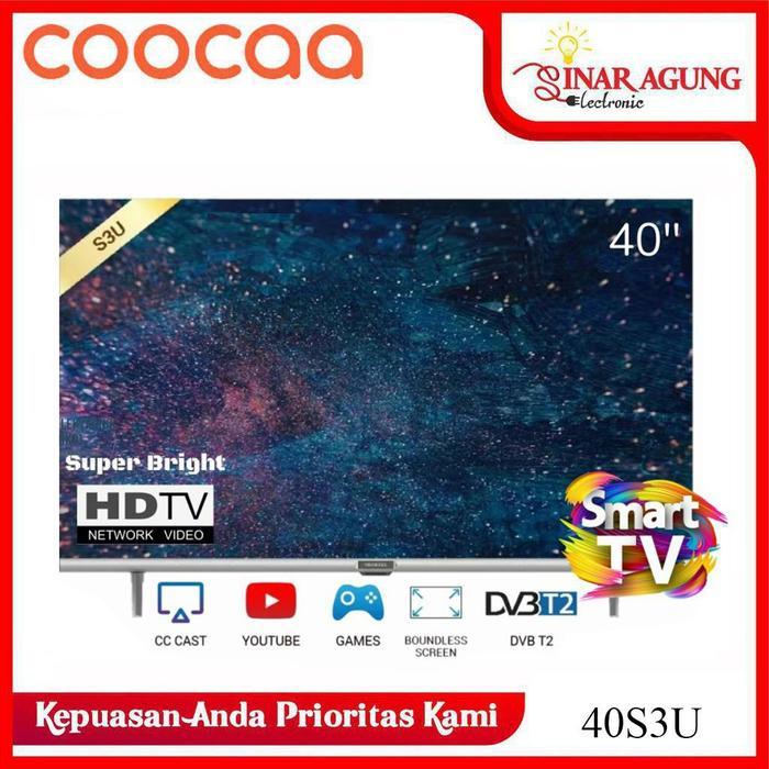 PROMO COOCAA 40S3U / 40-S3U LED SMART TV 40 INCH - GARANSI RESMI - 40S3U