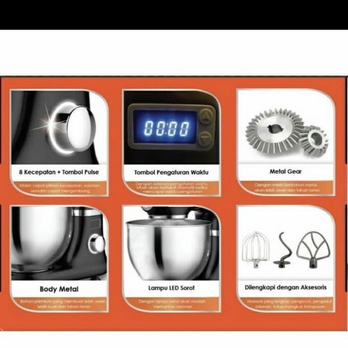 MIXER TURBO PRO CHEF EHM - 9588