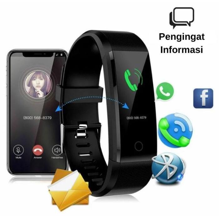 Promo Jam Gelang Pintar Smartband Cognos B11 Smartwatch Heart Rate Monitor