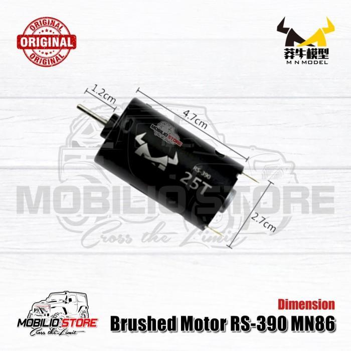BRUSHED MOTOR RS 390 ORIGINAL PART RC MN86 RS-390 DINAMO