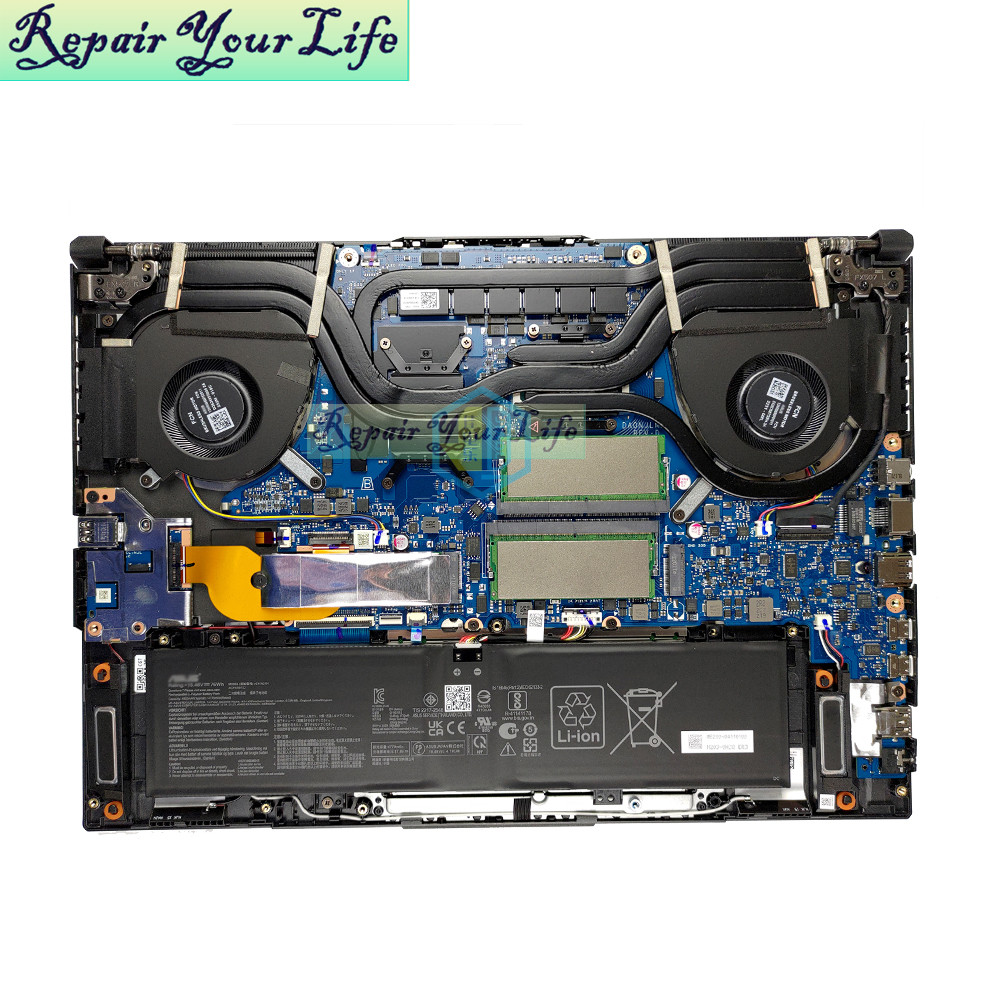 Laptop Cooling Fan For Asus TUF Gaming FX517ZR FX517ZM RTX 3060 RTX3070TI, 12V CPU GPU Cooler Fans