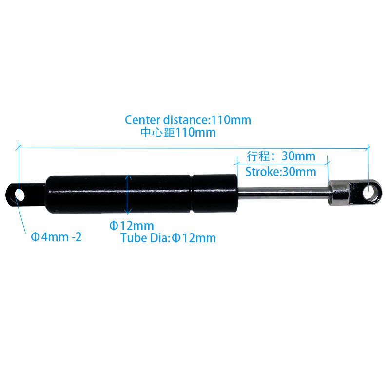 ONPO MINI GAS SPRING,H04-12-30-110-M4-30N/60N Damping Bearing Bar MINI Gas Spring For Instrument