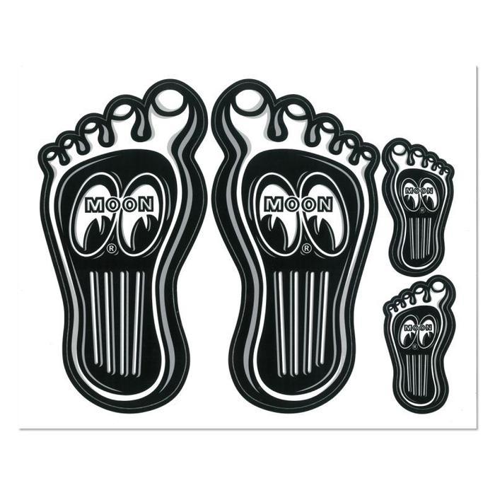 Mooneyes Barefoot Gas Pedal Decal