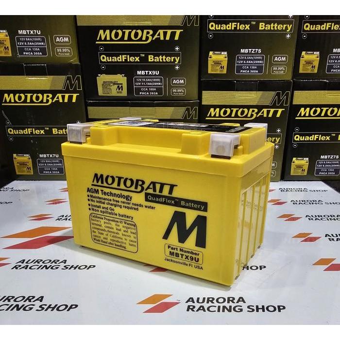 Aki Ktm Duke 200 / Duke 250 Motobatt Quadflex Mbtx9U - 12V10.5Ah