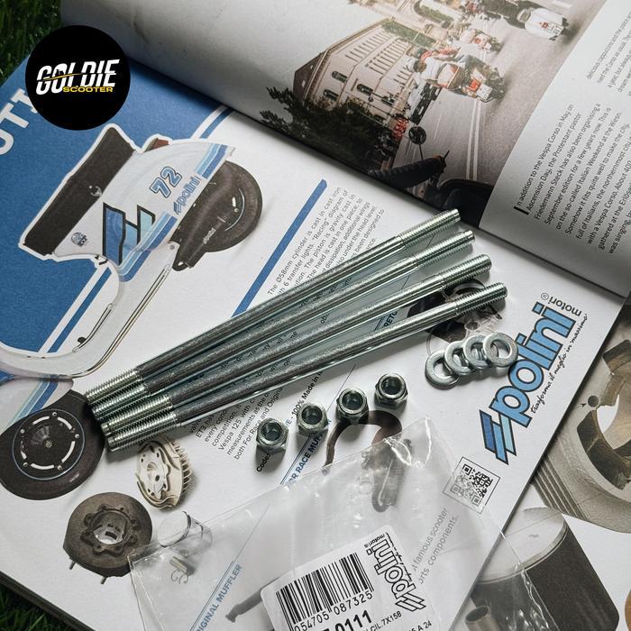 Baut Tanam Blok By Polini Original Vespa Smallframe
