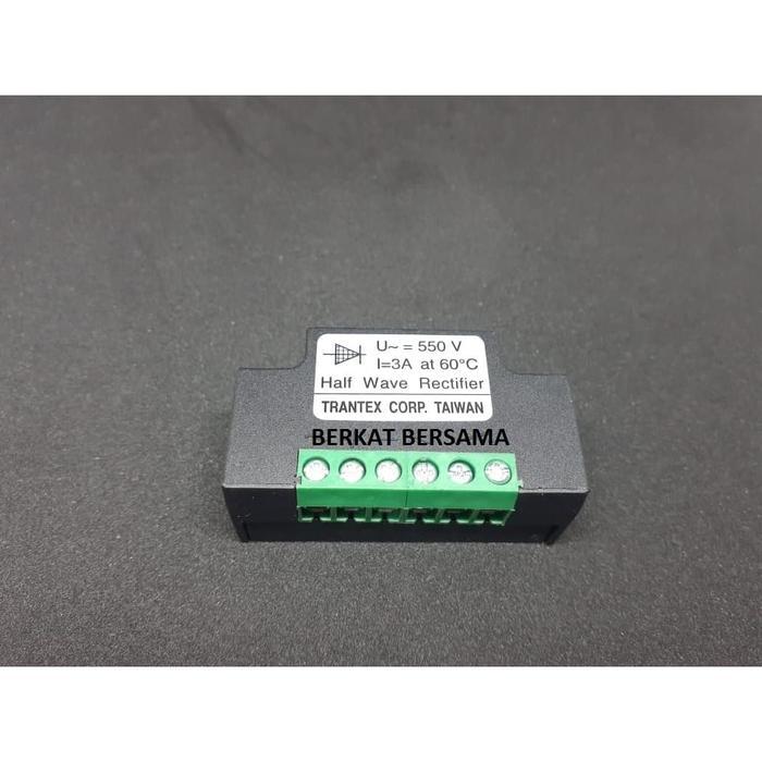 TRANTEX Rectifier Brake Hoist 3Ampere Made in Taiwan untuk Merubah Arus AC ke DC Brake Coil Hoist