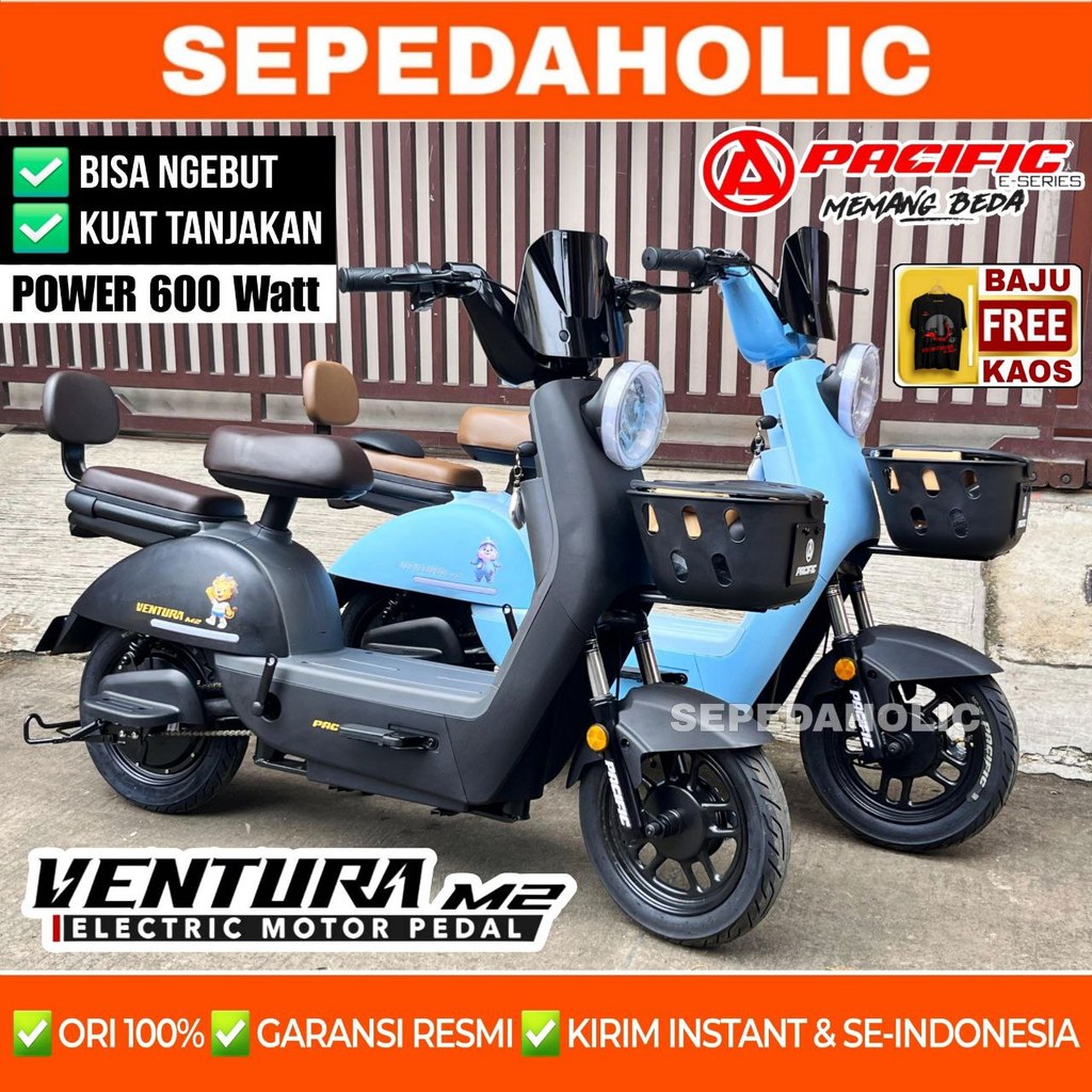 Sepeda Listrik PACIFIC VENTURA M2 500 Watt Electric E Bike
