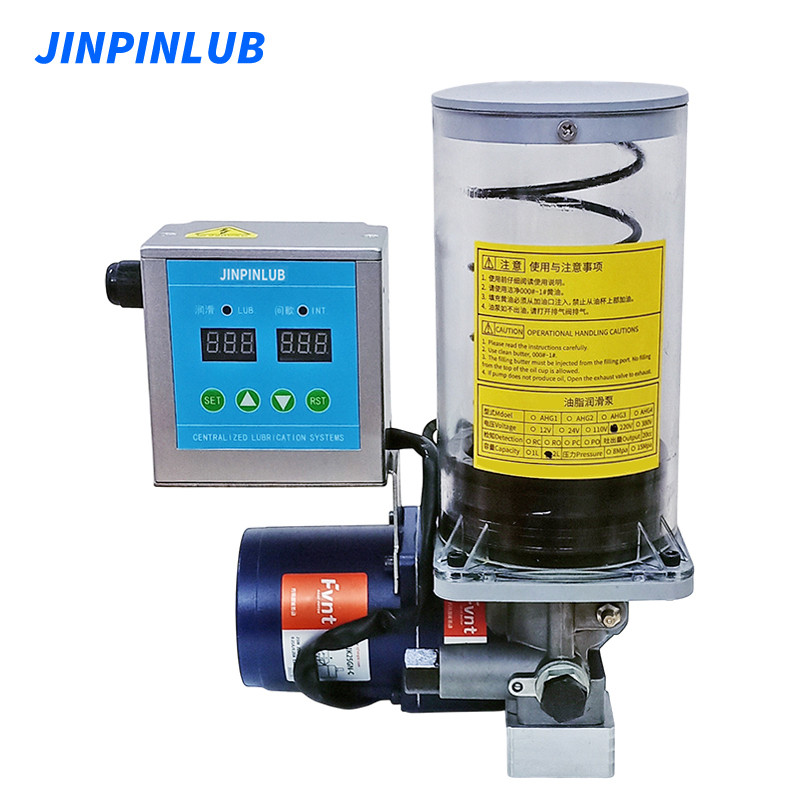 JINPINLUB JHG1 progressive electric grease lubrication pump with timer 1.5L automatic grease