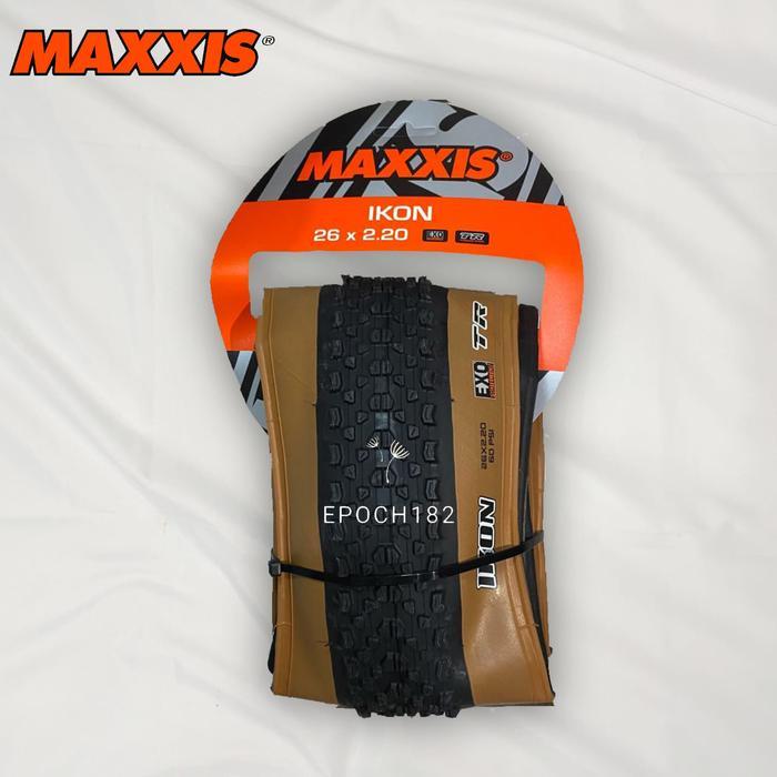 Ban Luar Sepeda Maxxis Ikon 26 x 2.20, 27.5 x 2.20 & 29 x 2.20 Kevlar EXO TR Skinwall