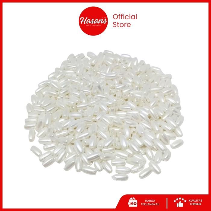 Manik Padi / Mote Padi / Manik Pearl Padi / Mutiara Padi Polos / Mutiara Pearl Padi 3X6 Sj101