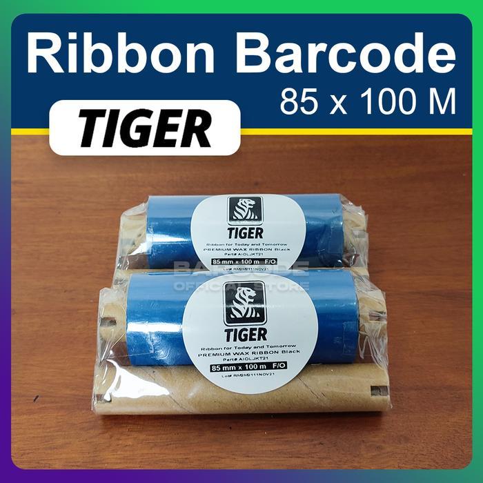 Ribbon Barcode Premium Wax 85 x 100 Meter Printer Zebra - SATO - Argox
