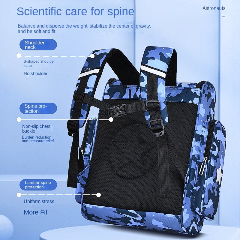 2026 Waterproof Children School bags for Boys Girls Kids Cartoon Schoolbag Orthopedic Primary School