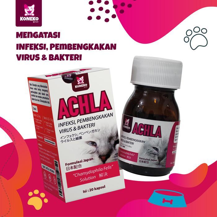 Royal Canin - Achla 20 Kapsul Ampuh Obat Kucing Infeksi Clamidia Mata Bengkak Bernanah