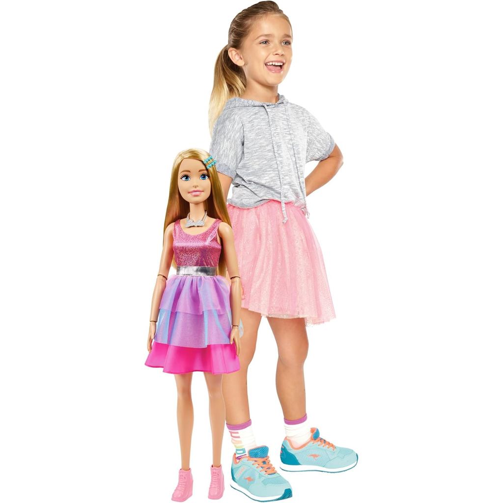 Barbie Large Barbie Doll with Blond Hair, 28 Inches Tall,
