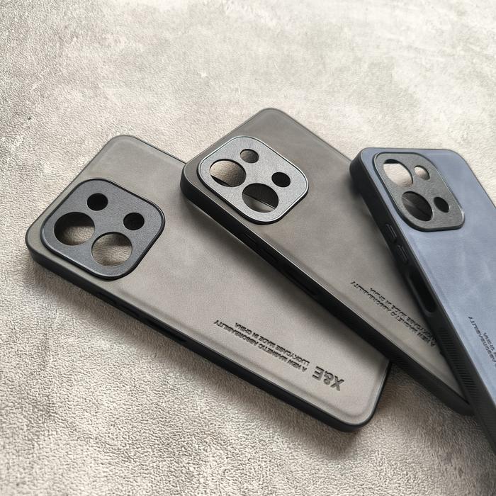 Case Vivo Y28 4G Leather Magnetic Suede Casing Tekstur Kulit Domba Halus Hybrid Camera Protect