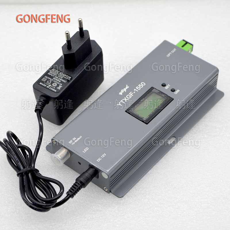 DISKON New FTTH 1010AGC-1550 Optical Fiber Transmitter 1550nm CATV Optical Transmitter With SC/APC C