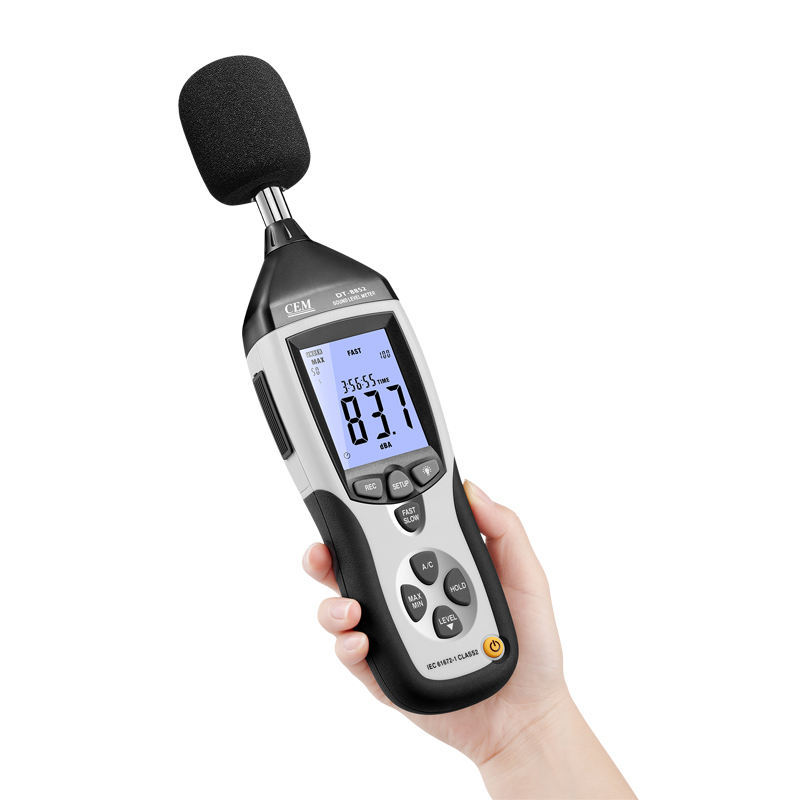 STOK TERBATAS  CEM Digital Sound Level Meter Professional Analog Decibel USB AC/DC Output 130db Nois