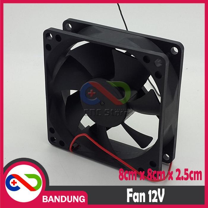 "New" FAN DC 12 VOLT 8x8x2.5CM FAN DC