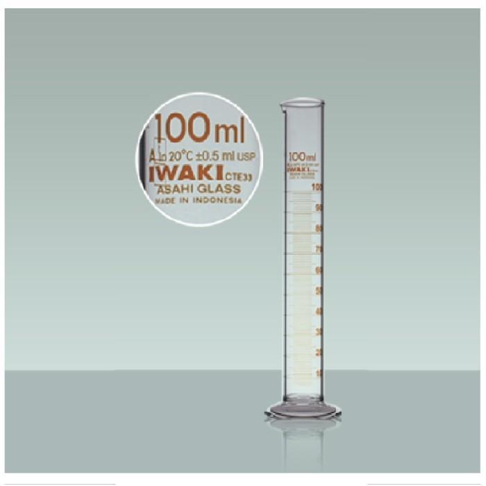 Ready MEASURING CYLINDER 1000 ML GELAS UKUR KACA GELAS TAKARAN 3022 IWAKI