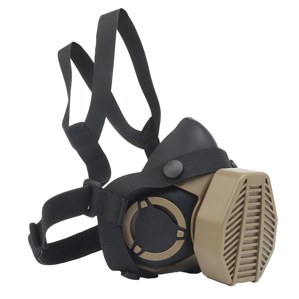 Special Tactical Respirator Mask Half Face Gas Mask For Militar Paintball Airsoft Hunting Cs Game